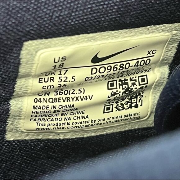 NIKE Zoom Freak 4 EP Sneakers in Marina Blue Size 18 - Picture 13 of 16